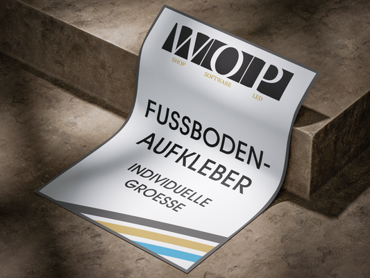 Fußbodenaufkleber (outdoor)